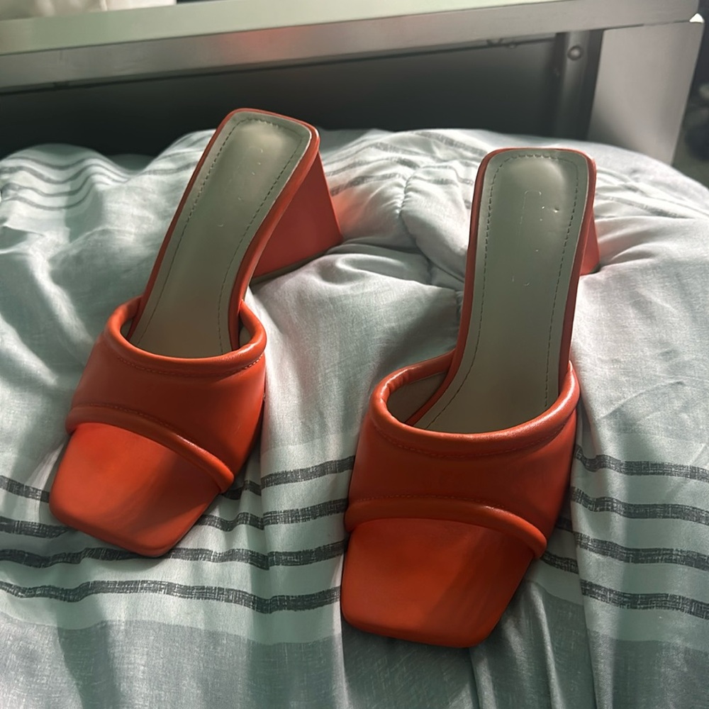 Orange heels